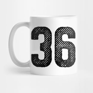 Rough Number 36 Mug